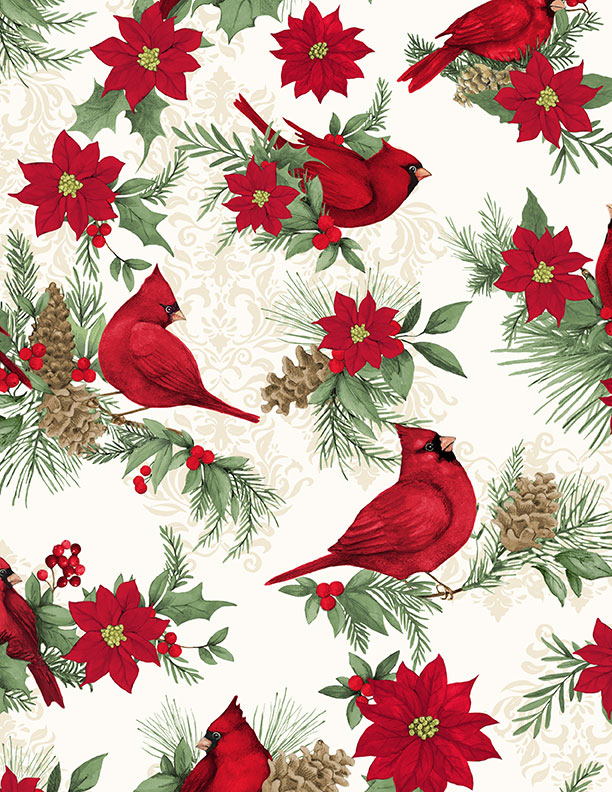 Cardinal Charm || Large All Over White