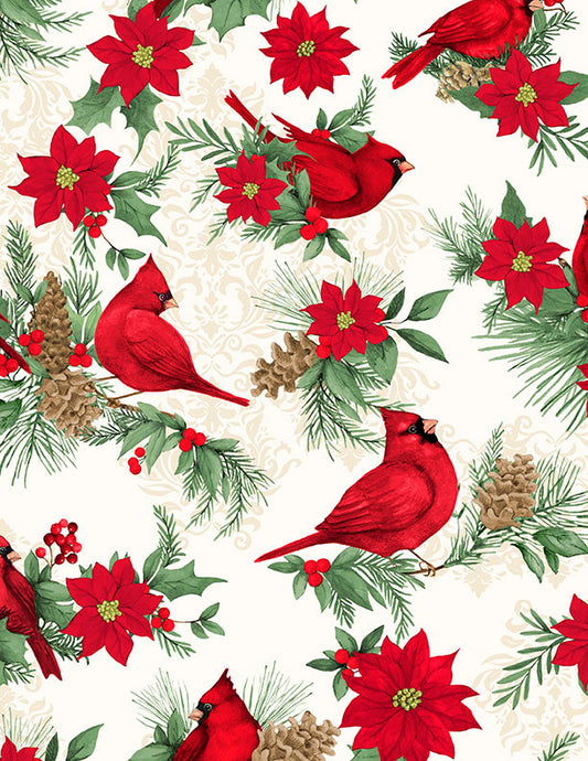 Cardinal Charm || Large All Over White