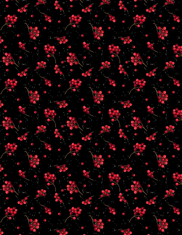 Cardinal Charm || Holly Toss Black