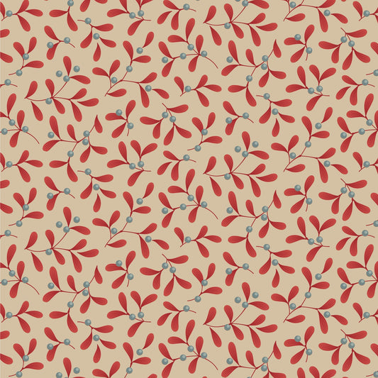 Merry Little Christmas || Mistletoe || Red