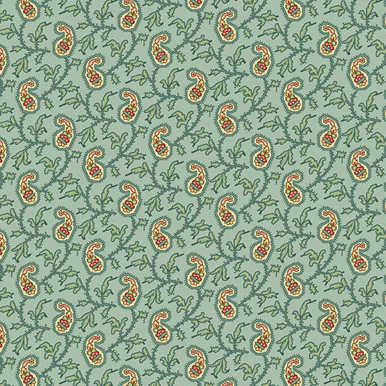 Jingle Bell || Paisley Vine || Vintage Blue