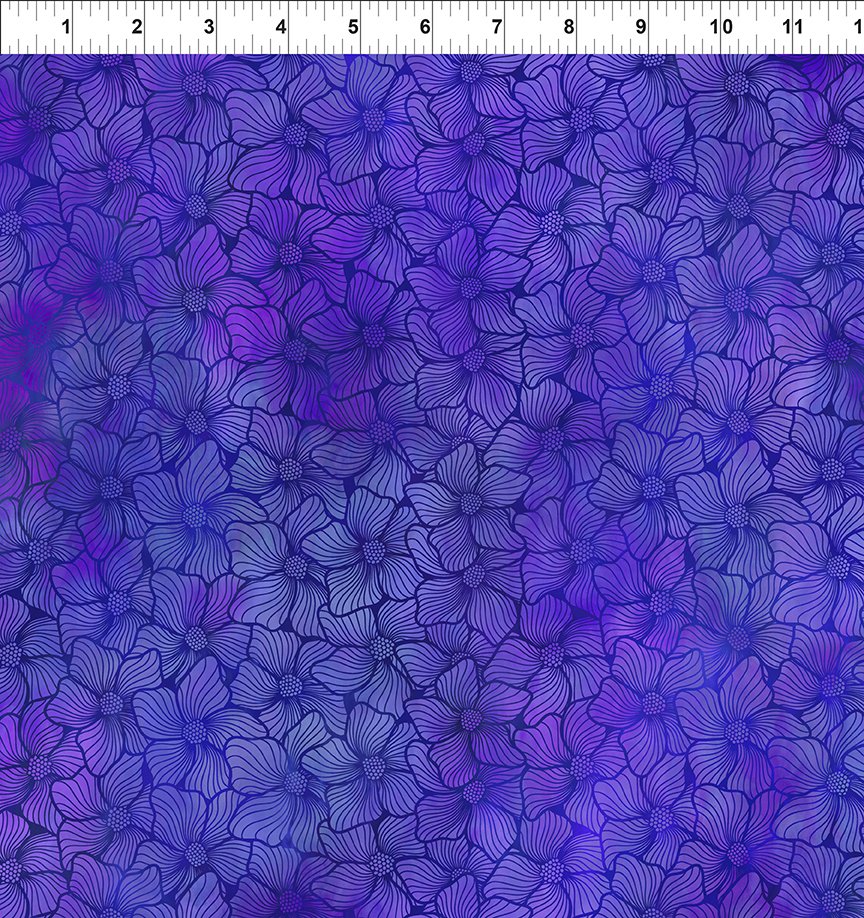 Dear Clara || Bloom Floral Texture || Purple