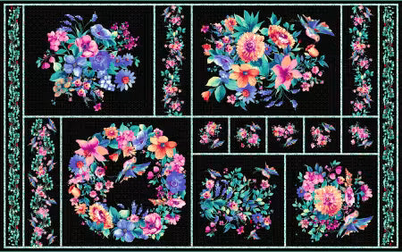 Summer Buzz || Black Panel (27")