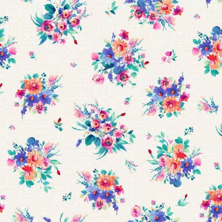 Summer Buzz || Cream Floral Bunch