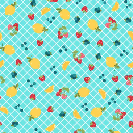 Sippin' on Sunshine || Aqua Blue Fruits