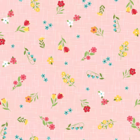 Sippin' on Sunshine || Pink Ditsy On Texture