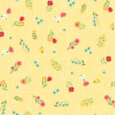 Sippin' on Sunshine || Yellow Ditsy On Texture