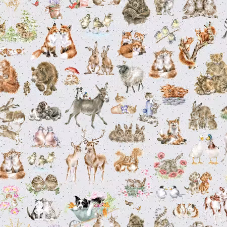 Together is Better || Soft Grey One-way Packed Animals