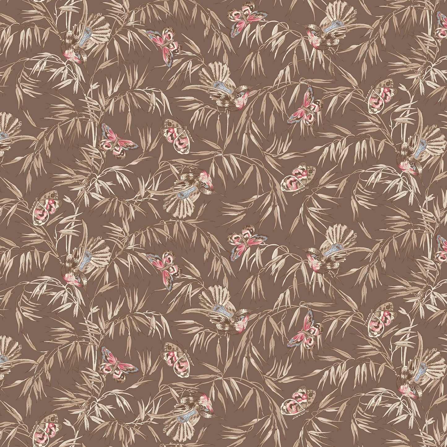 Meadow Blush || Brown Birds And Butterflies