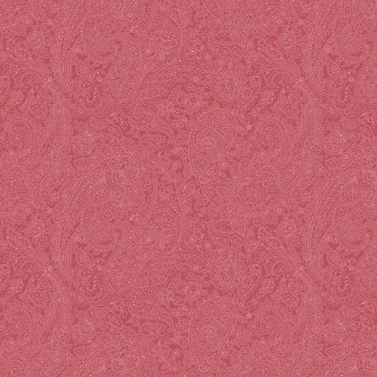 Meadow Blush || Dark Pink Paisley Lines