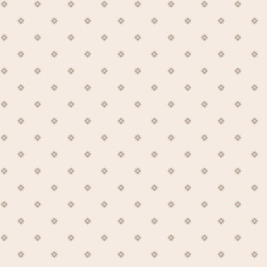 Meadow Blush || White Geo