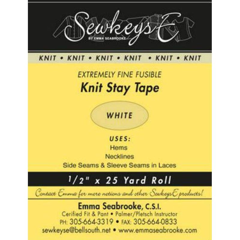 Sewkeyse || Fusible Knit Stay Tape || .5 Extremely Fine