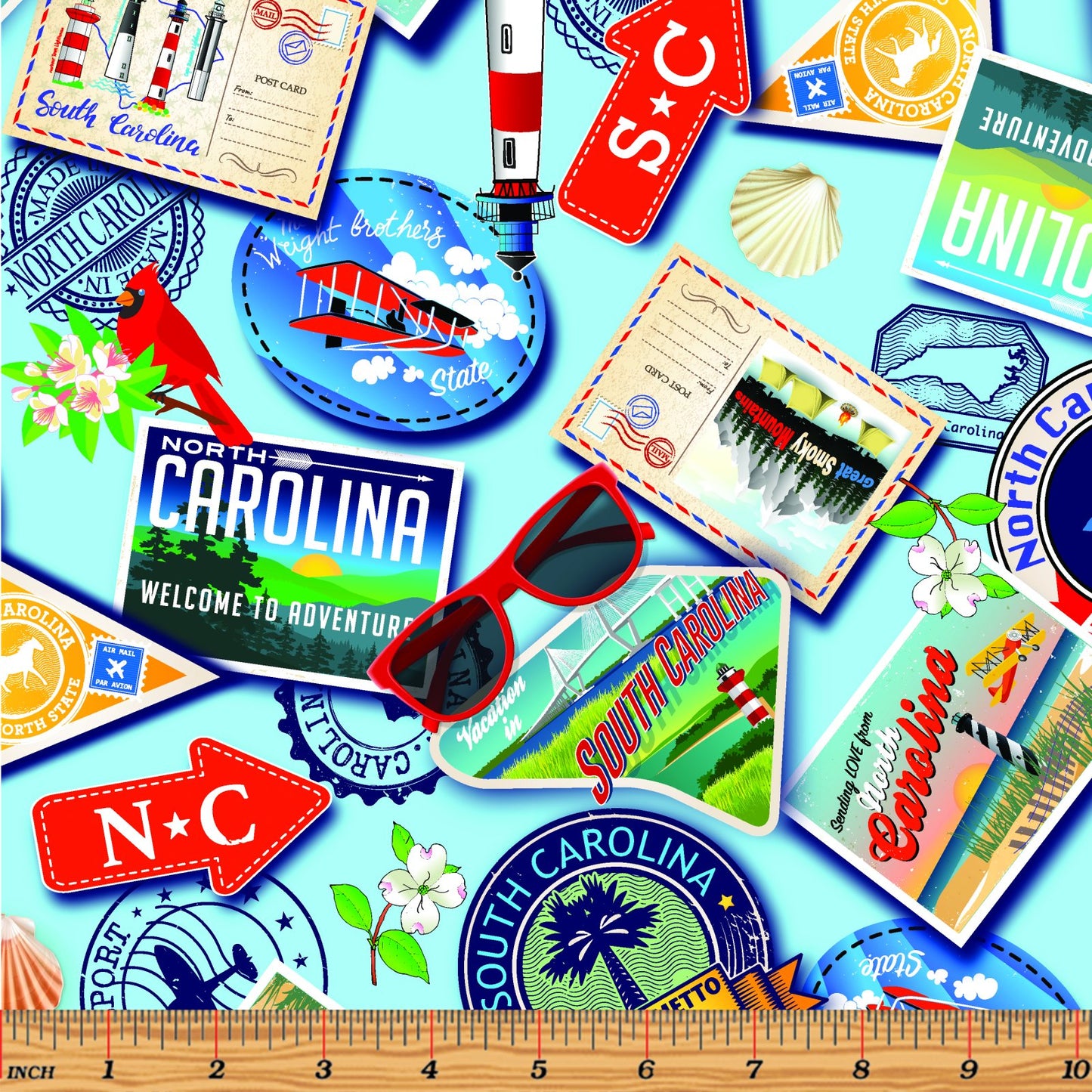 ACSH 2022 Carolina Greetings Light Blue