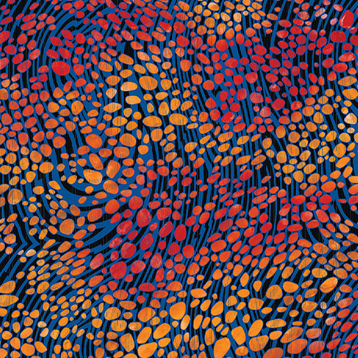 Mythical Mermaids - Pebble Orange/Red