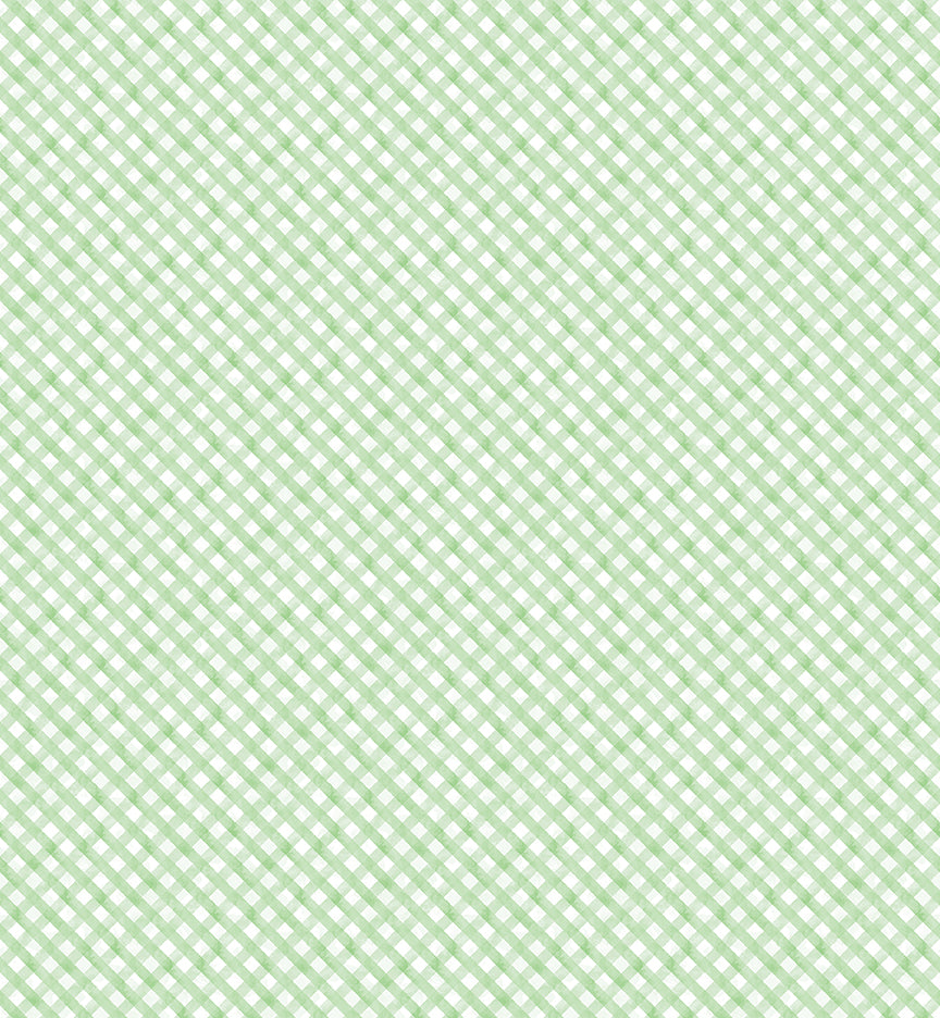 Garden Tea || Plaid Green