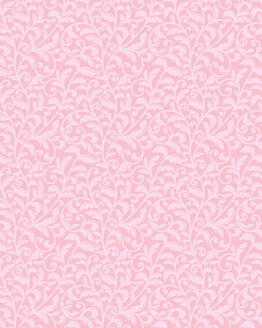 Garden Tea || Scroll Pink