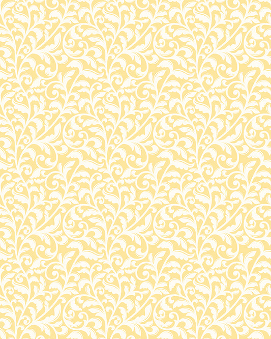 Garden Tea || Scroll Yellow