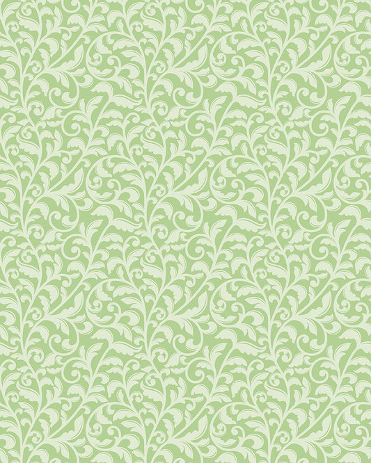 Garden Tea || Scroll Green