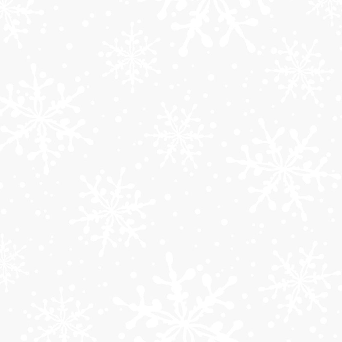 Solitaire || White on White Snowflakes || Ultra White