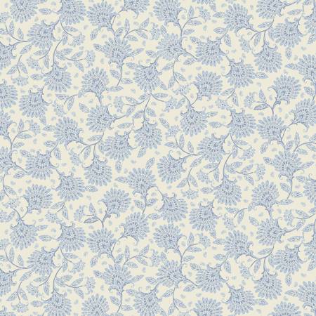 Whimsy Floral 108in Wide Back Blue