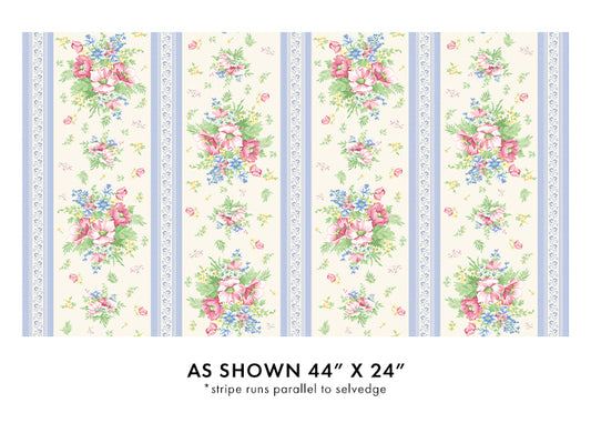 April's Garden || Charming Stripe || Cream