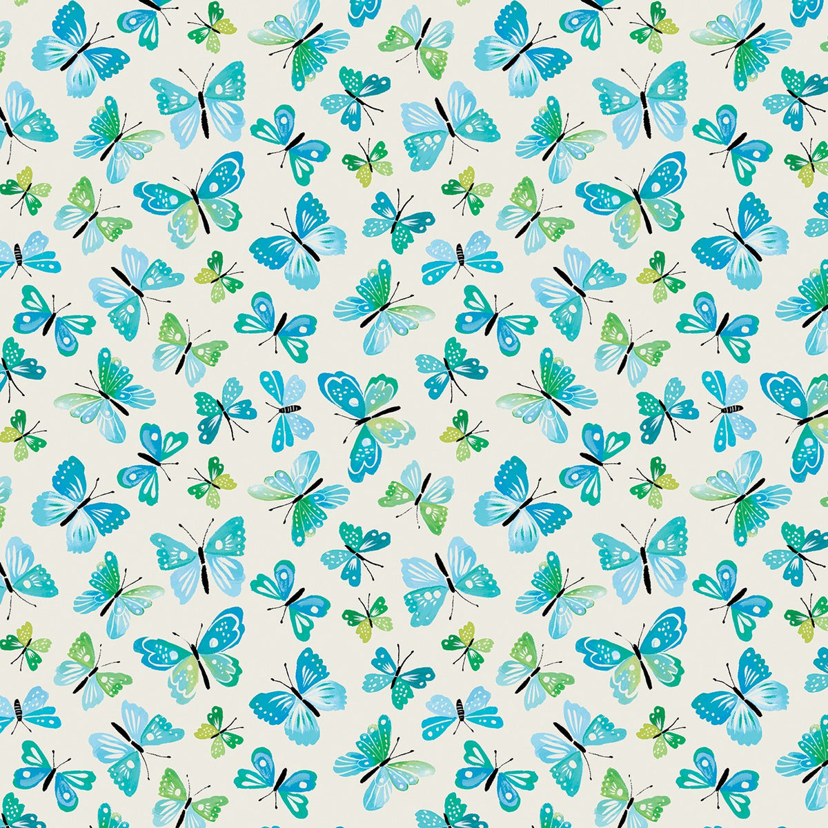 Love and Stitches || Rustic Flutter || Teal/Natural