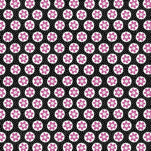 Black, White and Bloom || Nancy Black/Magenta