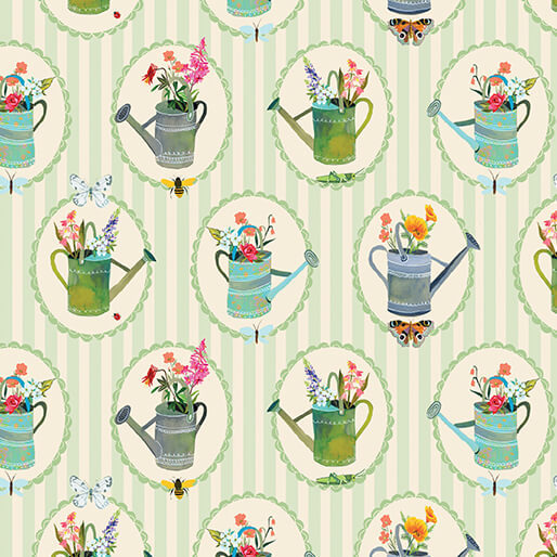 Into the Meadow || Watering Can Cameo || Light Mint