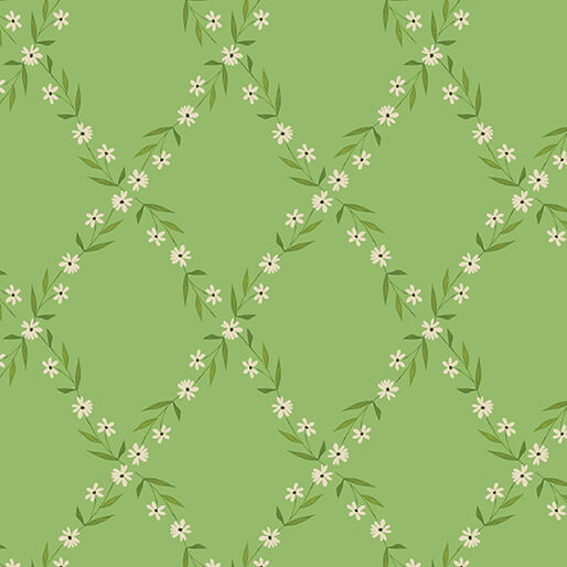 Into the Meadow || Daisy Lattice || Mint