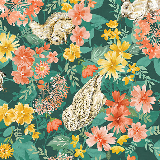 Montgomery-Mountain Charm || Charming Forest || Teal