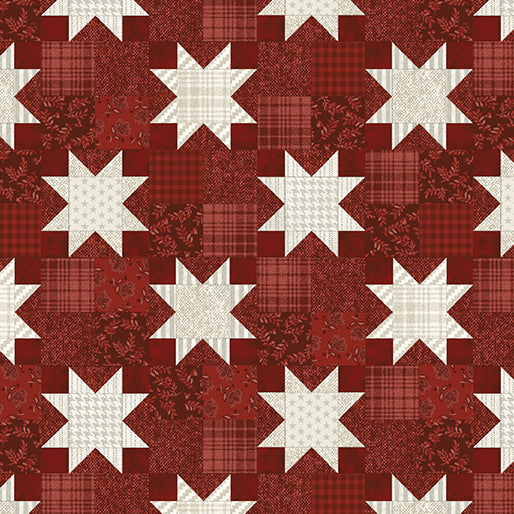 American Valor || Quilt || Dark Red