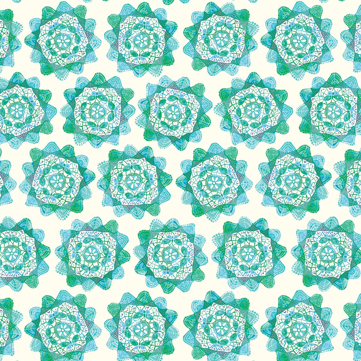 Love and Stitches || Doilies || Teal