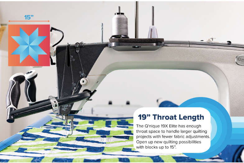 Grace Q'nique 19X Elite Longarm Quilting Machine ** FREE LIGHT BAR WITH EVERY MACHINE PURCHASE **