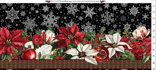 Winter Enchantment || Border || Black