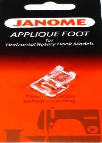 Janome Applique Foot for Horizontal Rotary Hook Models