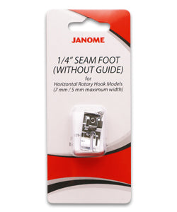 Janome || 1/4" Seam Ft w/out Guide || 7mmBP