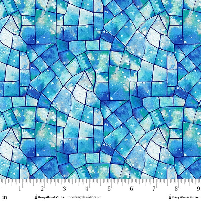 Kaleidoscope || Sky Blue 108" Wideback