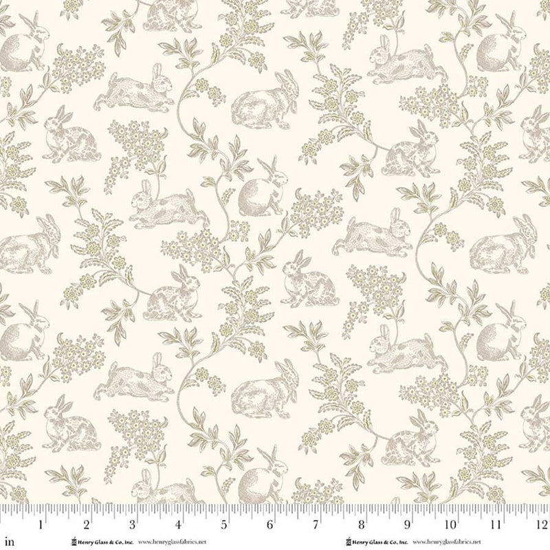 Candlelight & Romance || 3 Yd Cut || Cream 118" Wideback