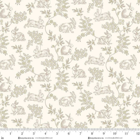 Candlelight & Romance || 3 Yd Cut || Cream 118" Wideback