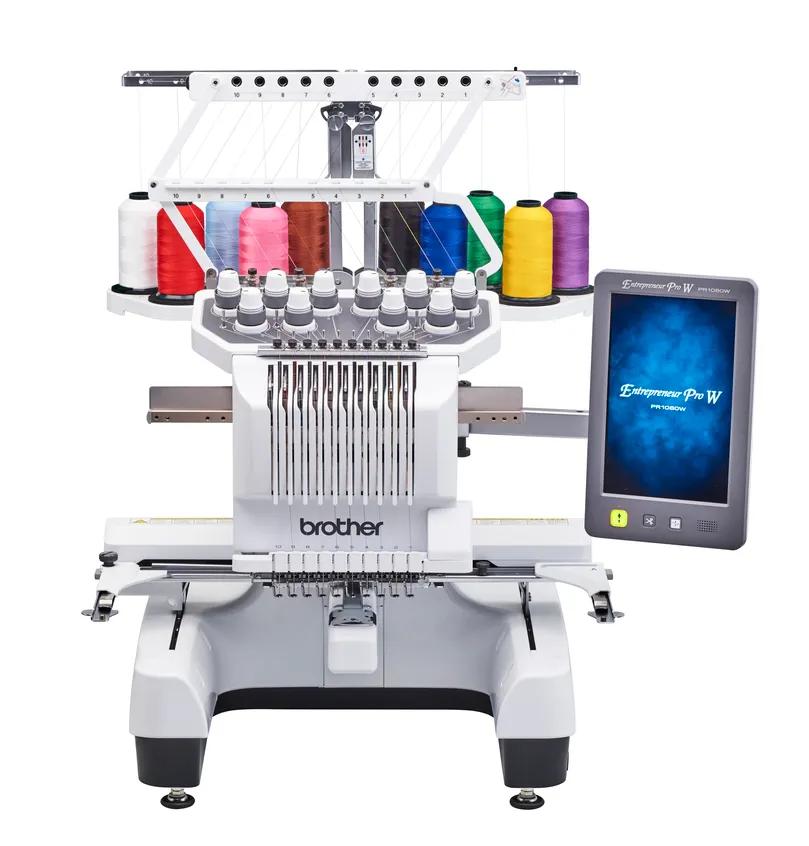 Brother PR1060W Wireless Multi-Needle Embroidery Machine with 10-Needle Performance