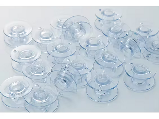Brother SA155 clear plastic bobbins, 10-pack
