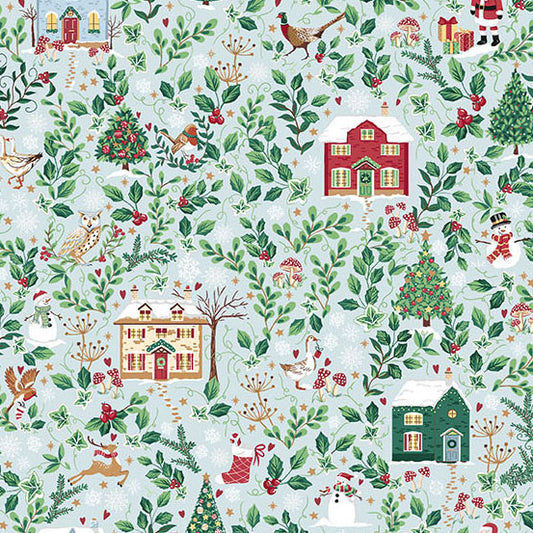 Country Christmas || Cottages || Blue