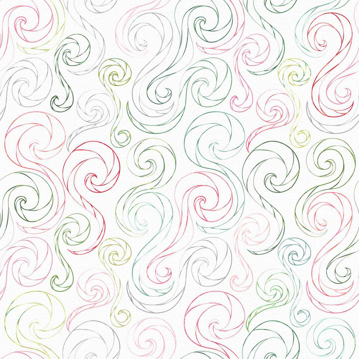 Christmas In Color || Extra Large Swirls