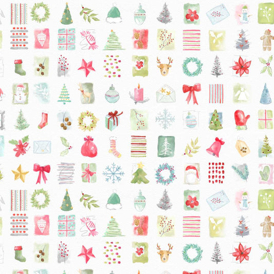 Christmas In Color || Watercolor Motiffs