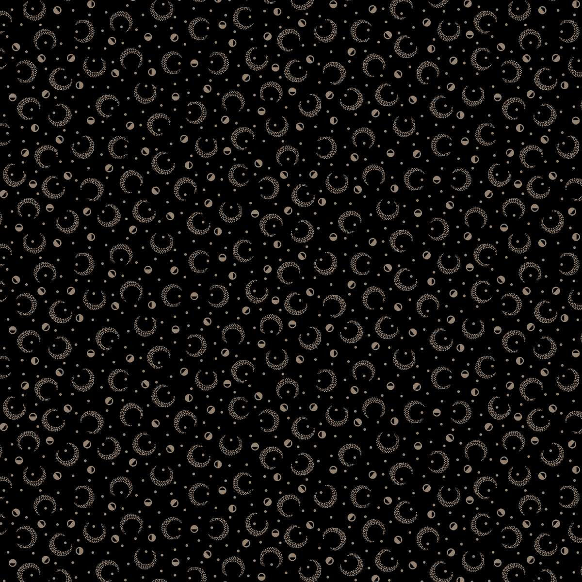 Mr Moon || Mini Crescent Moons || Black
