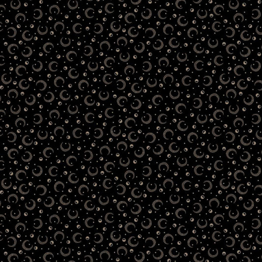 Mr Moon || Mini Crescent Moons || Black