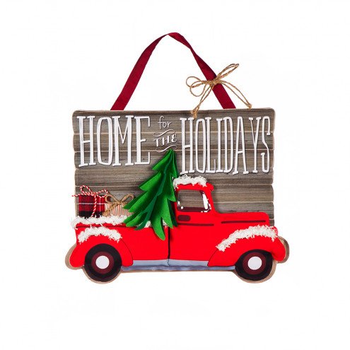 Vintage Christmas Door Decore