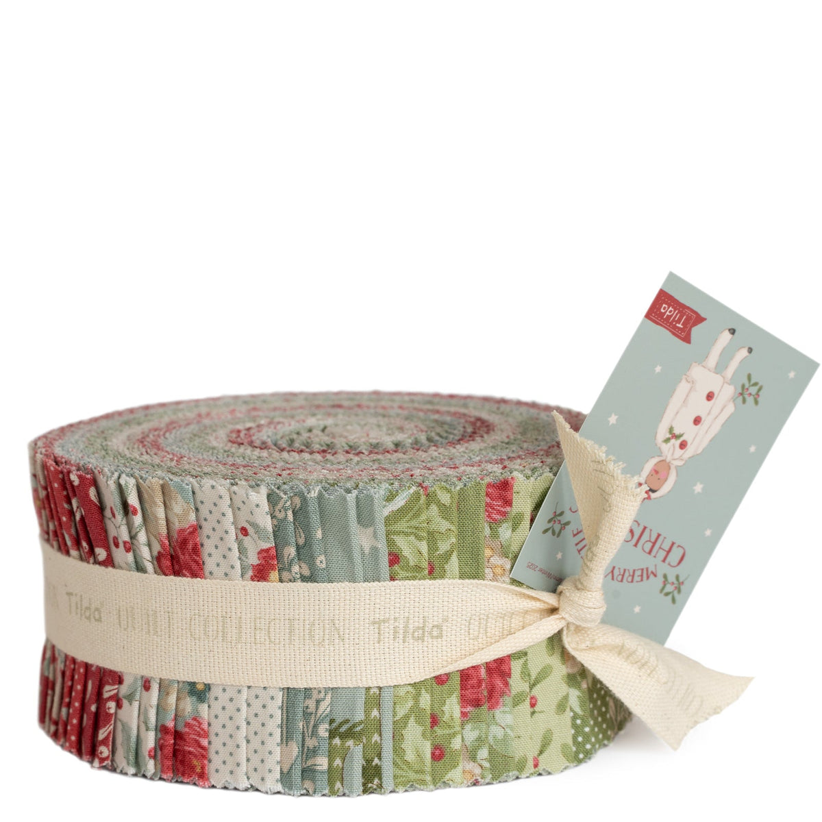 Merry Little Christmas || Fabric Roll 2.5in Strips