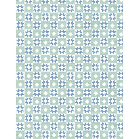 Friendly Farmstead || Checkerboard || Teal