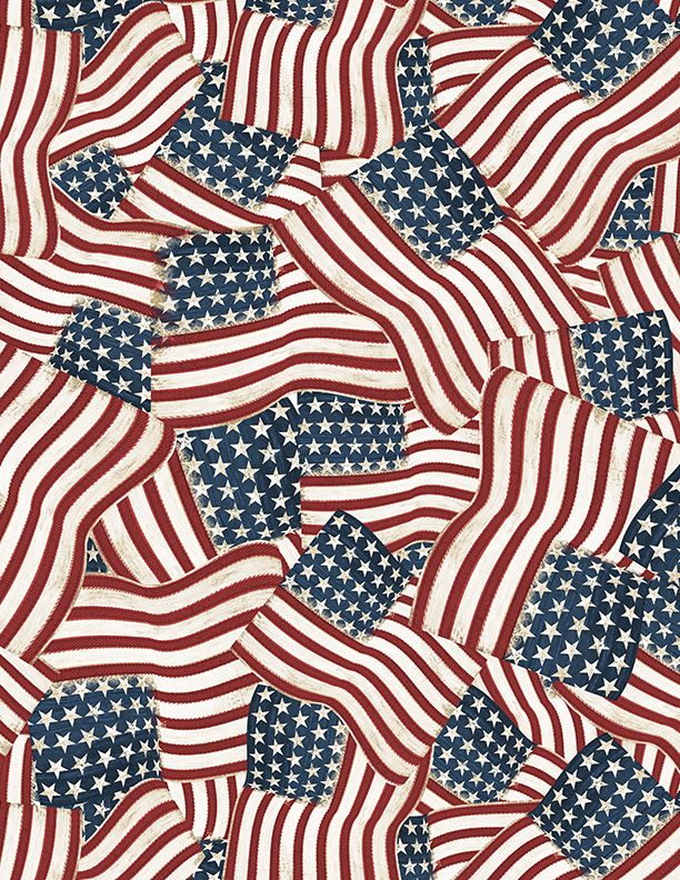 Founding Glory || Waving Flags Wideback